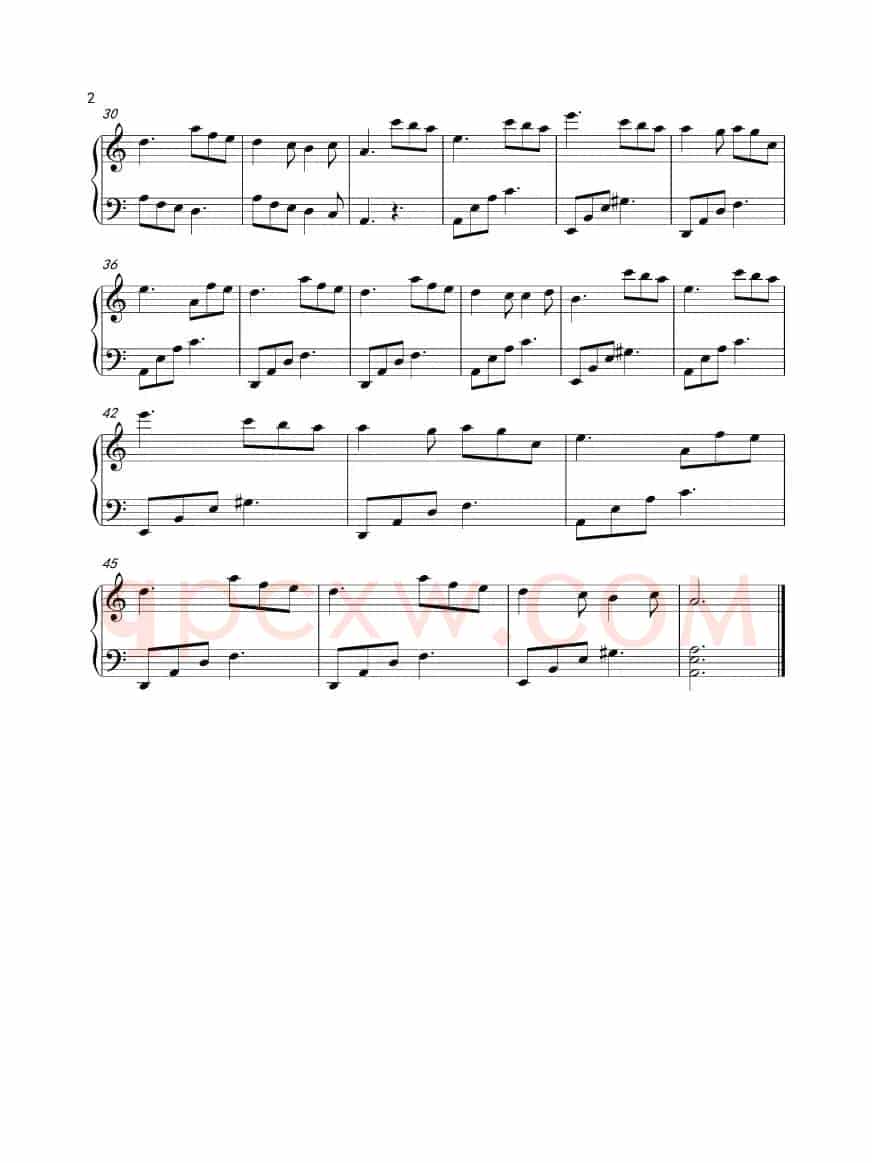 难忘的旋律（钢琴独奏曲）