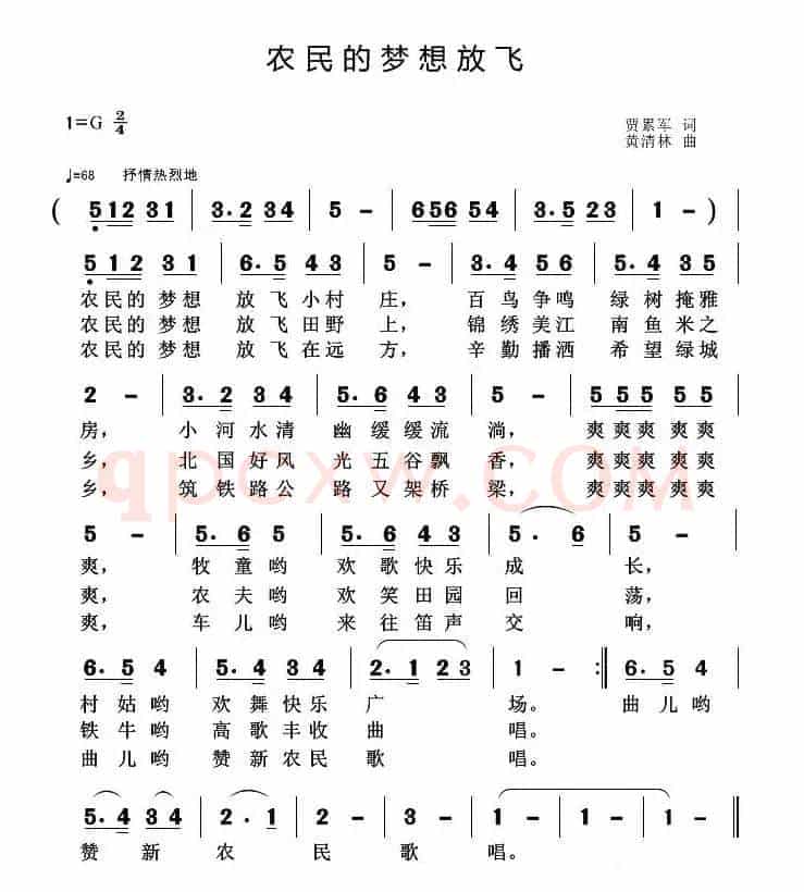 农民的梦想放飞