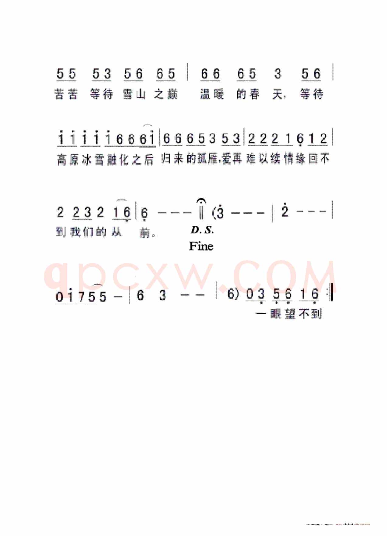 西海情歌（老人适用）