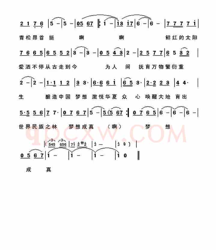 太阳颂(乔明全词 王光兴曲)