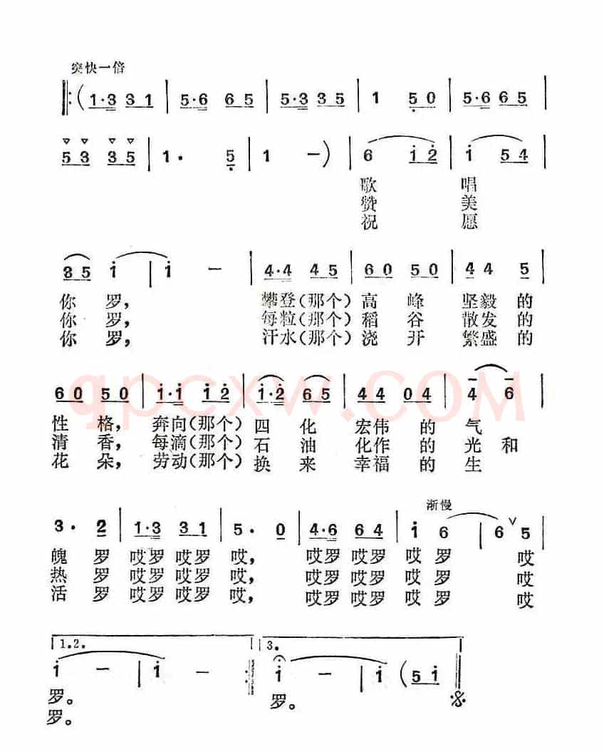 美好的赞歌