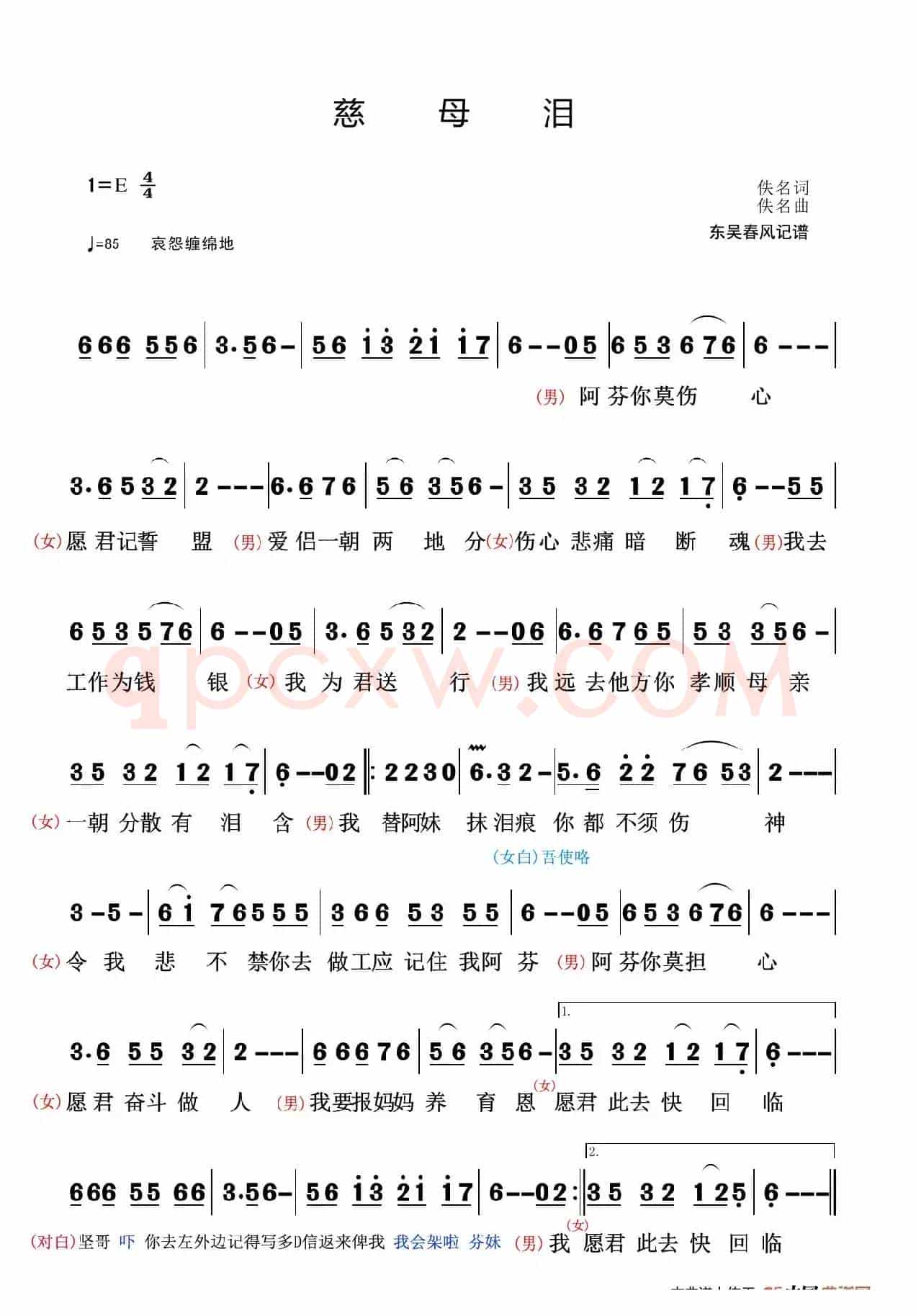 慈母泪