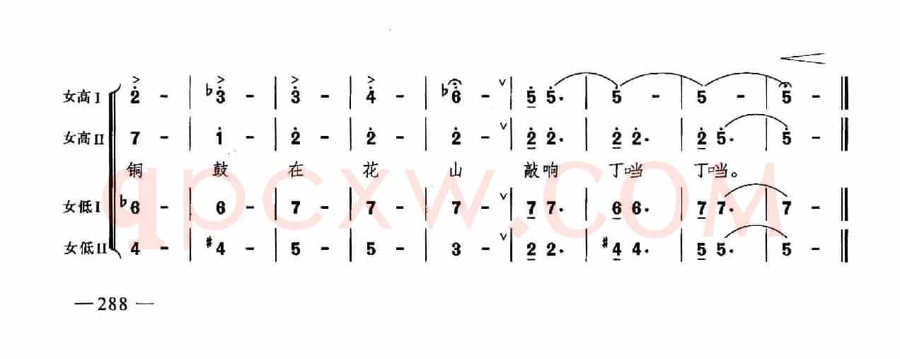 铜鼓在花山敲响（合唱）
