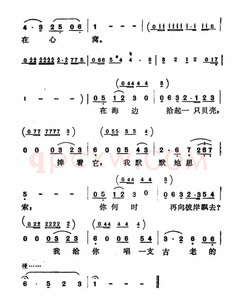唱给小贝壳的歌
