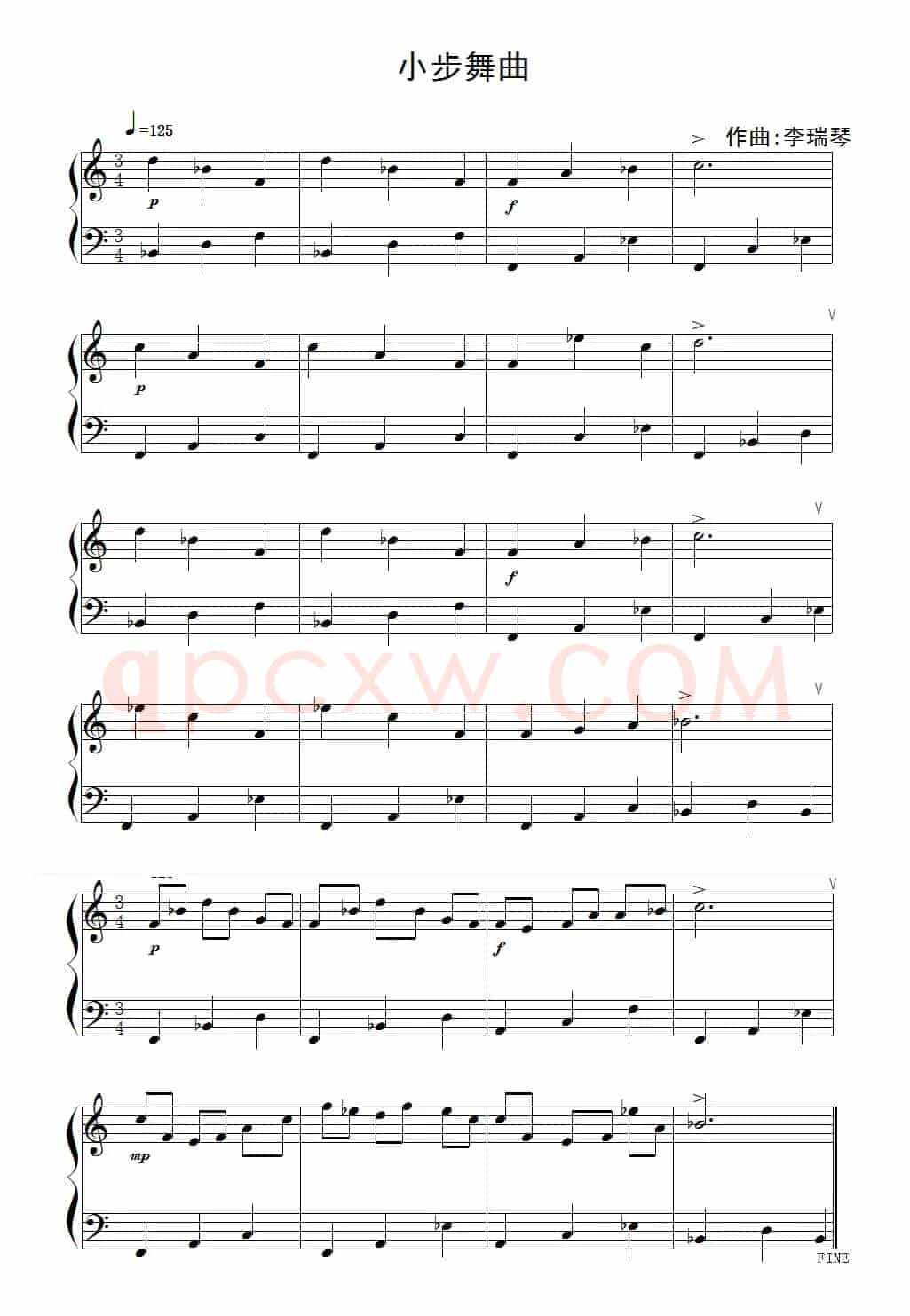 小步舞曲（9号作品）