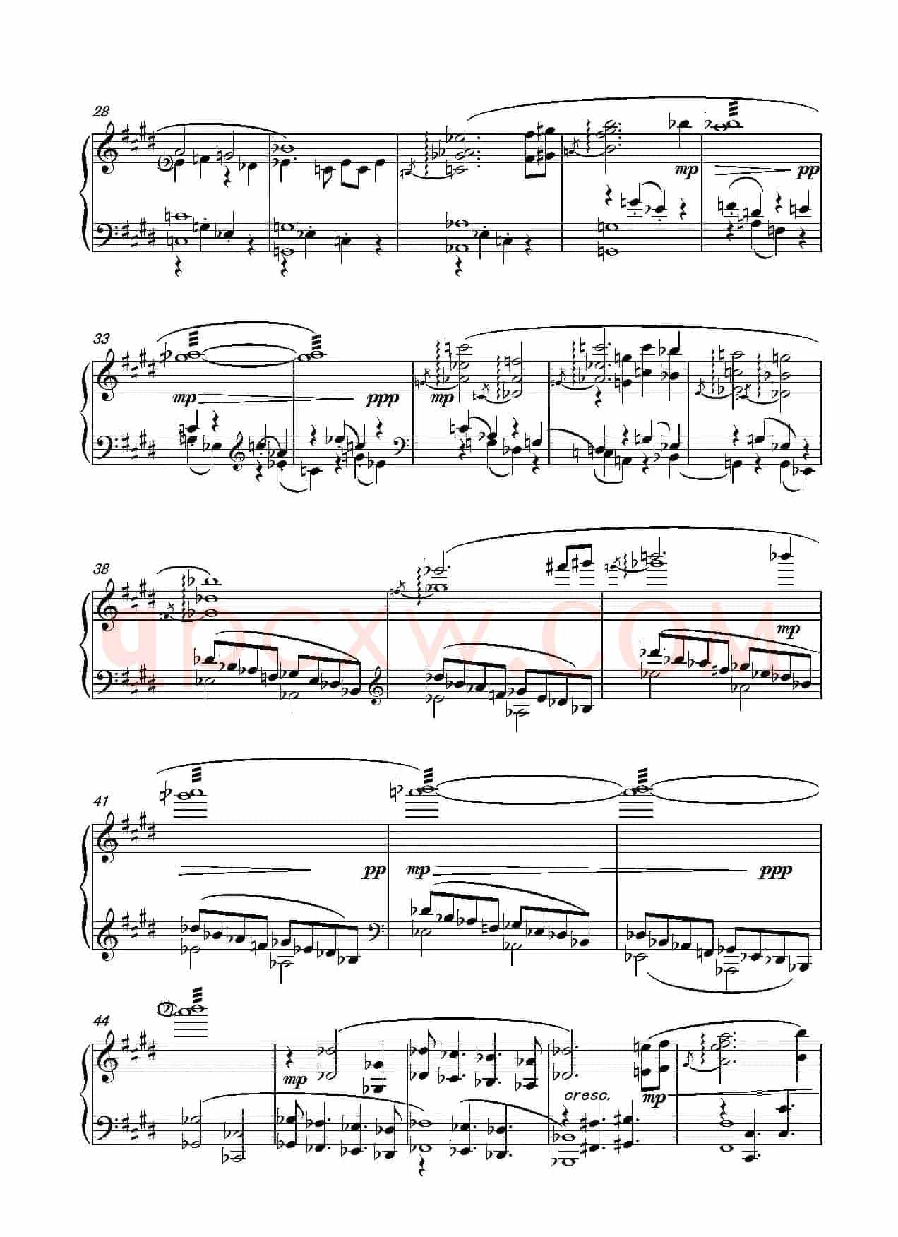 第二十钢琴奏鸣曲(Piano Sonata.20)(中国钢琴作品)