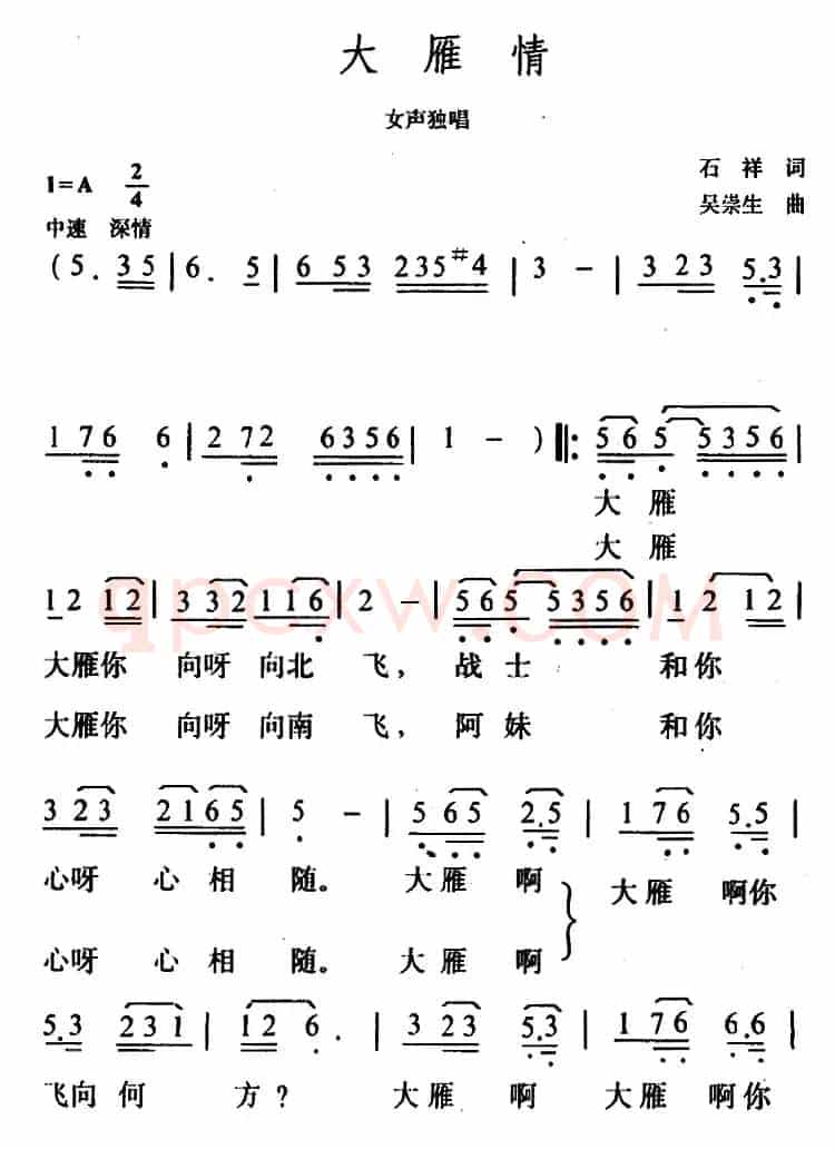 大雁情