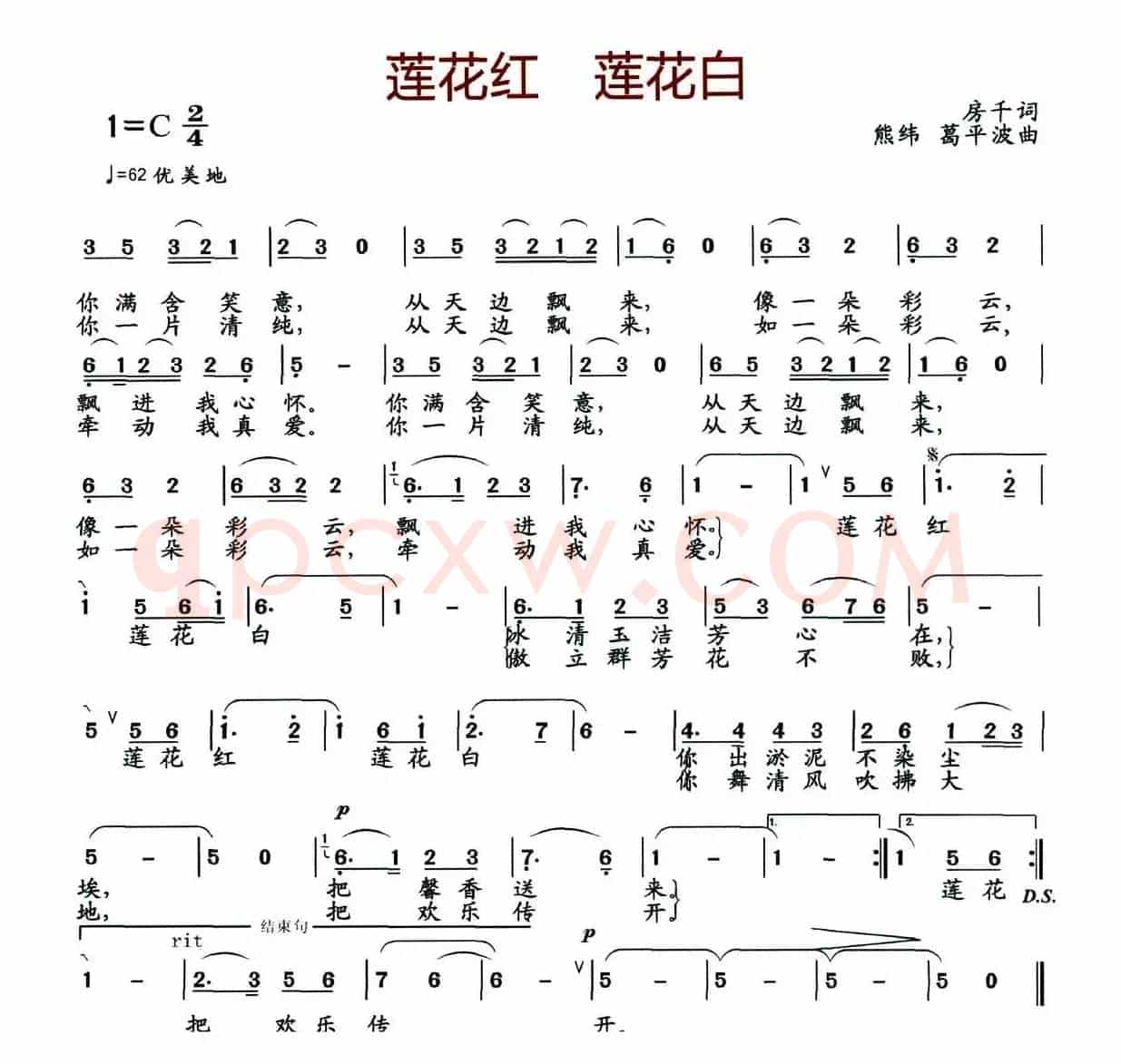 莲花红 莲花白
