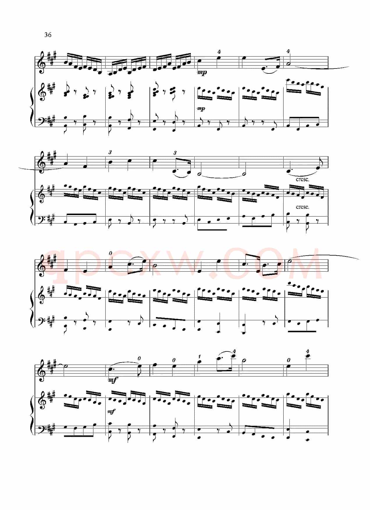 满江红幻想曲（小提琴+钢琴）