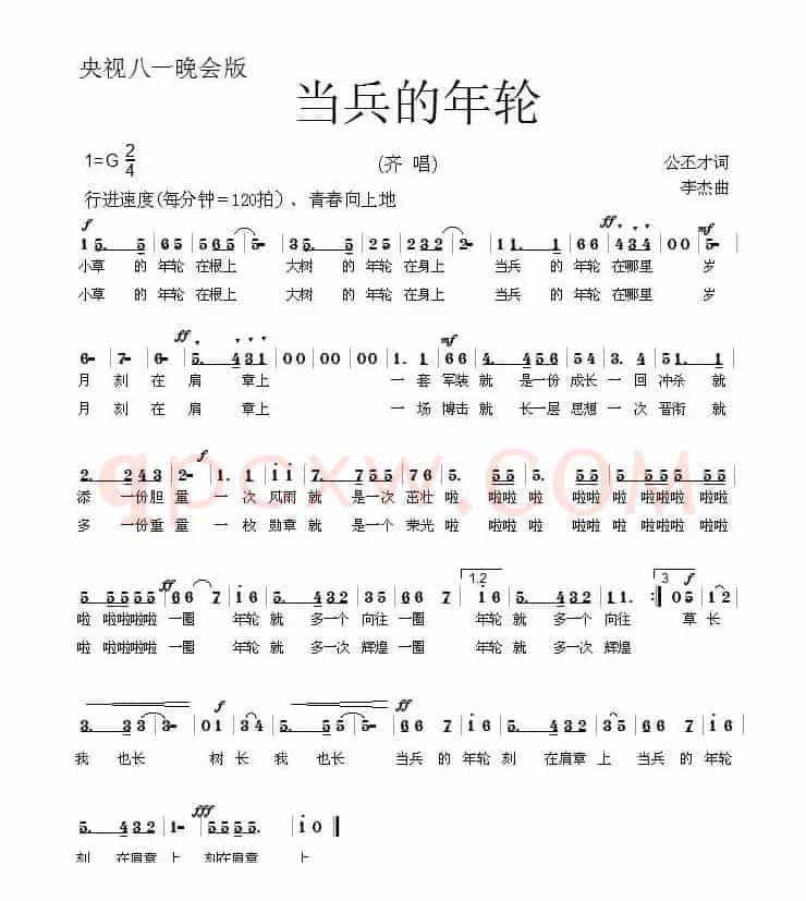 当兵的年轮