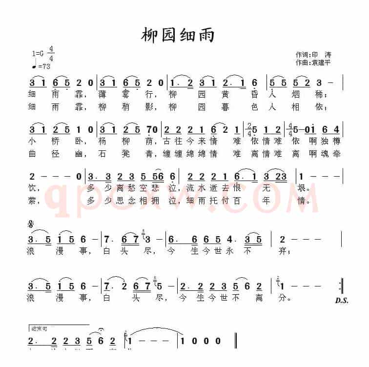 柳园细雨