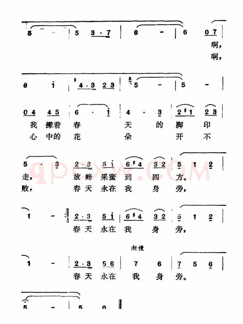 养蜂姑娘（曹俊山曲 万宵良词）