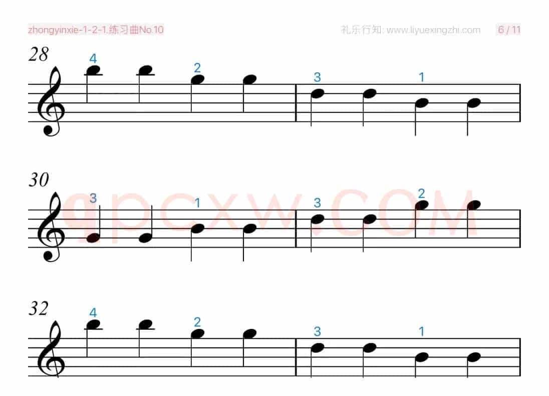 练习曲No.10（小提琴）