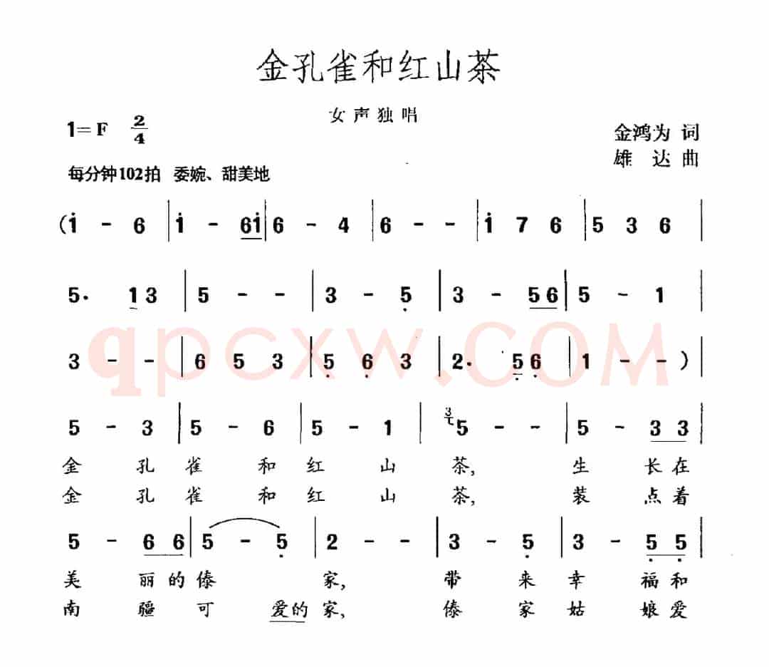 金孔雀和红山茶