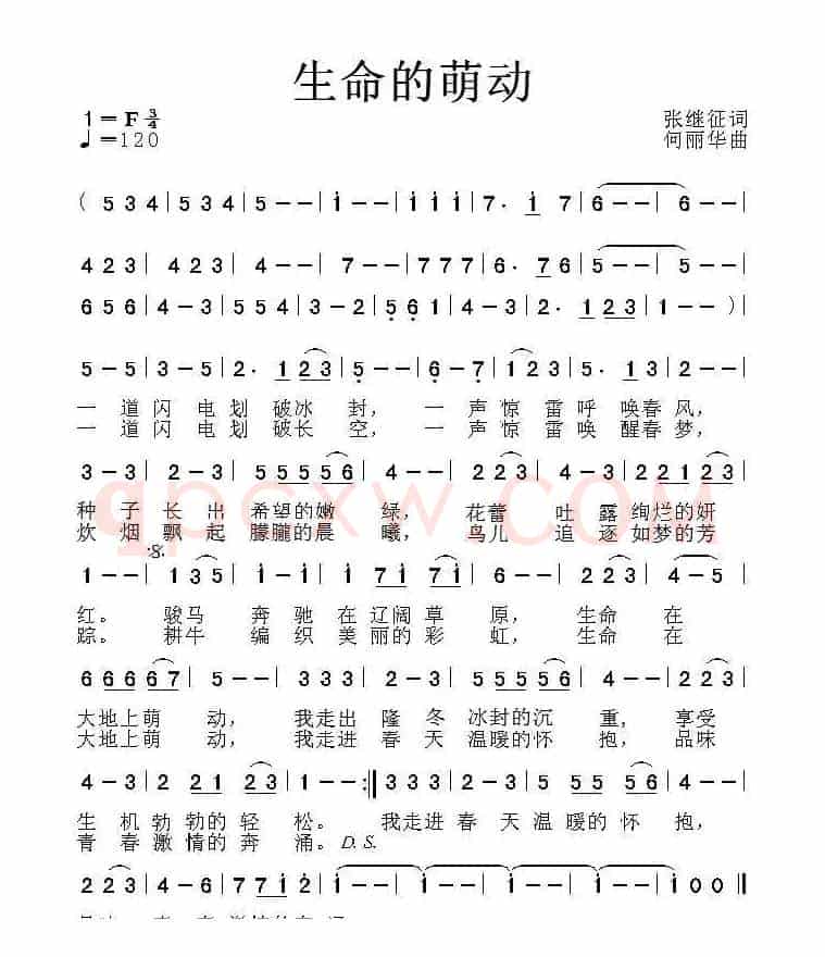 生命的萌动