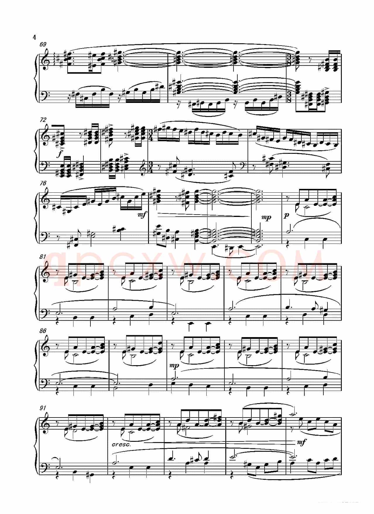 第二钢琴奏鸣曲Piano SonataNo.2