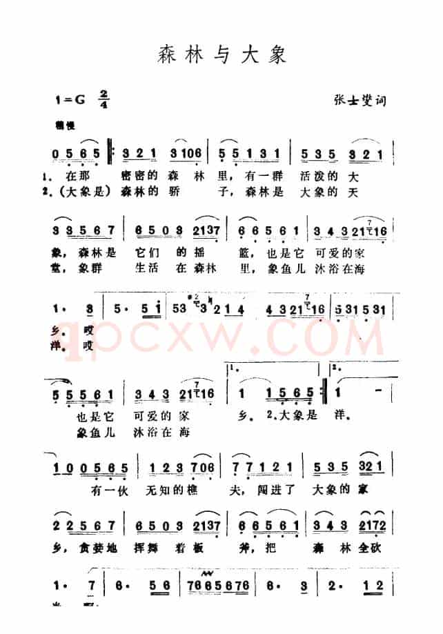 森林与大象