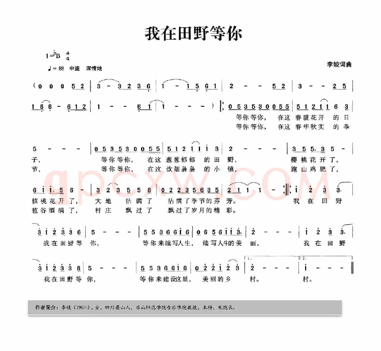 我在田野等你