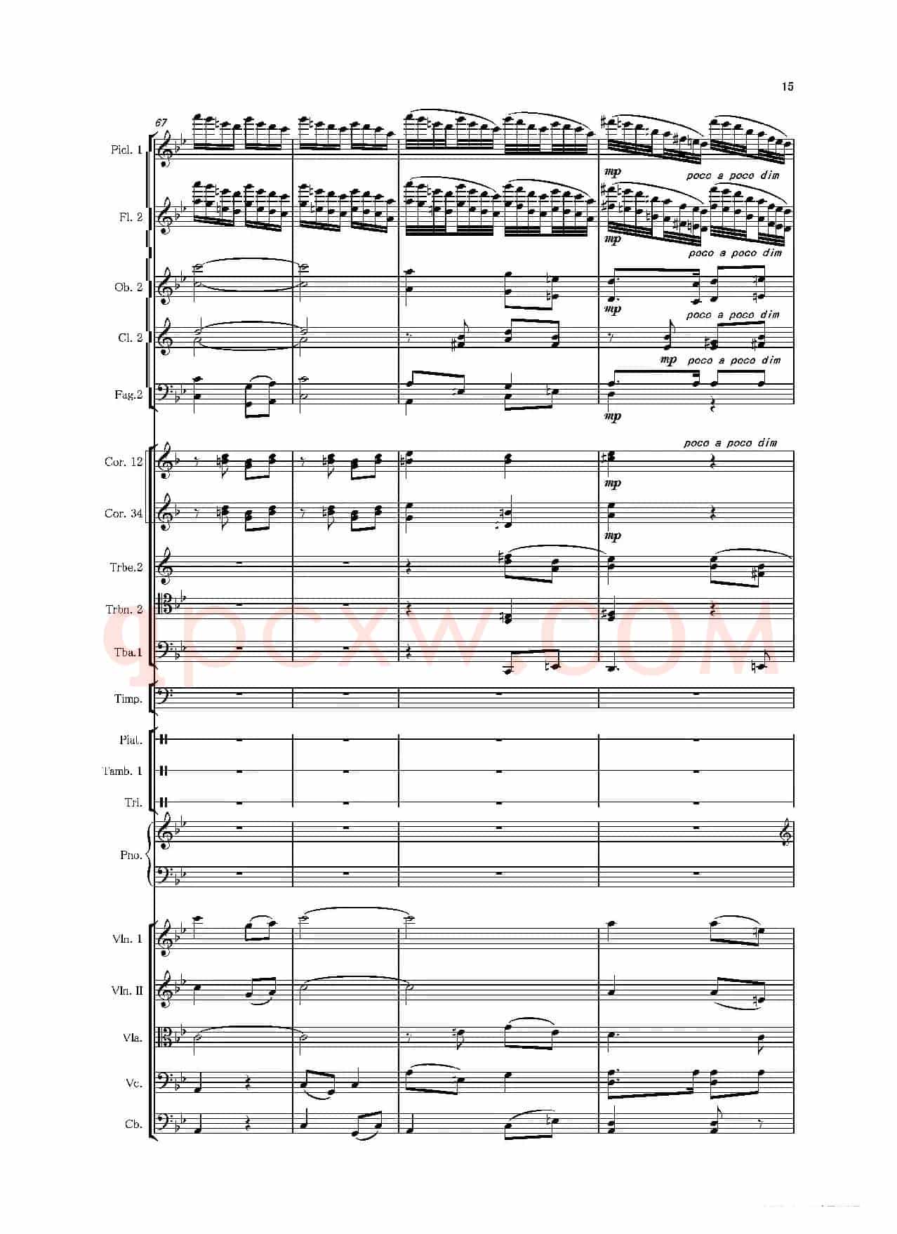 第二钢琴协奏曲（第一·二·三乐章）（管弦乐作品）
