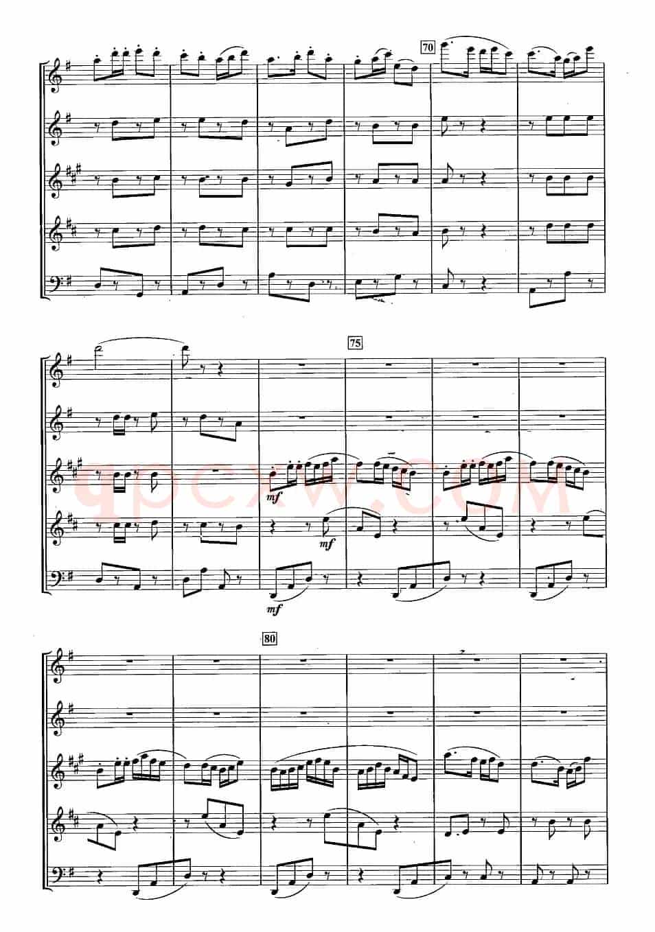 过年(管乐五重奏)１-6