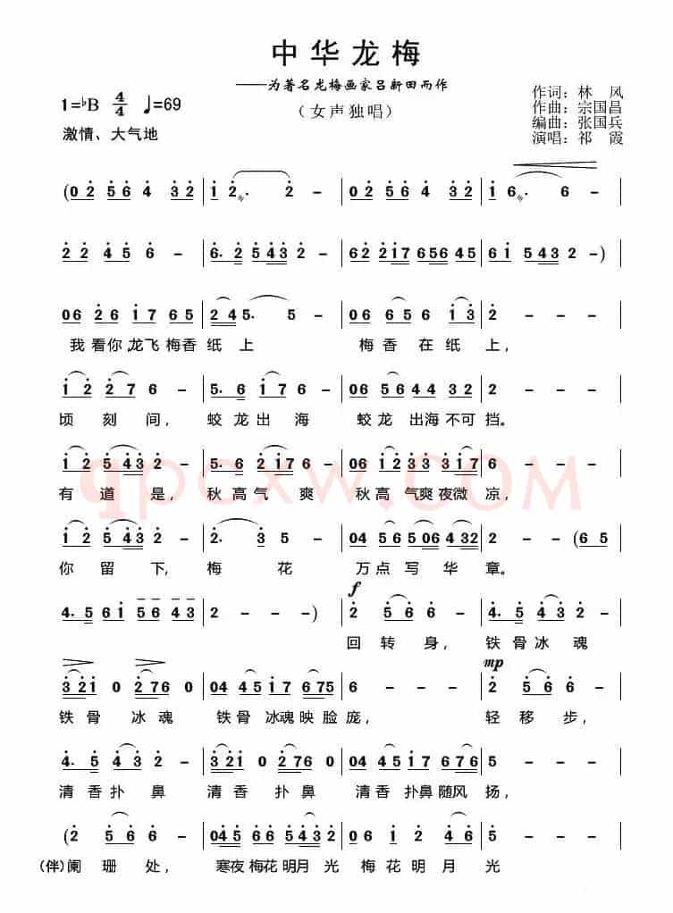 中华龙梅