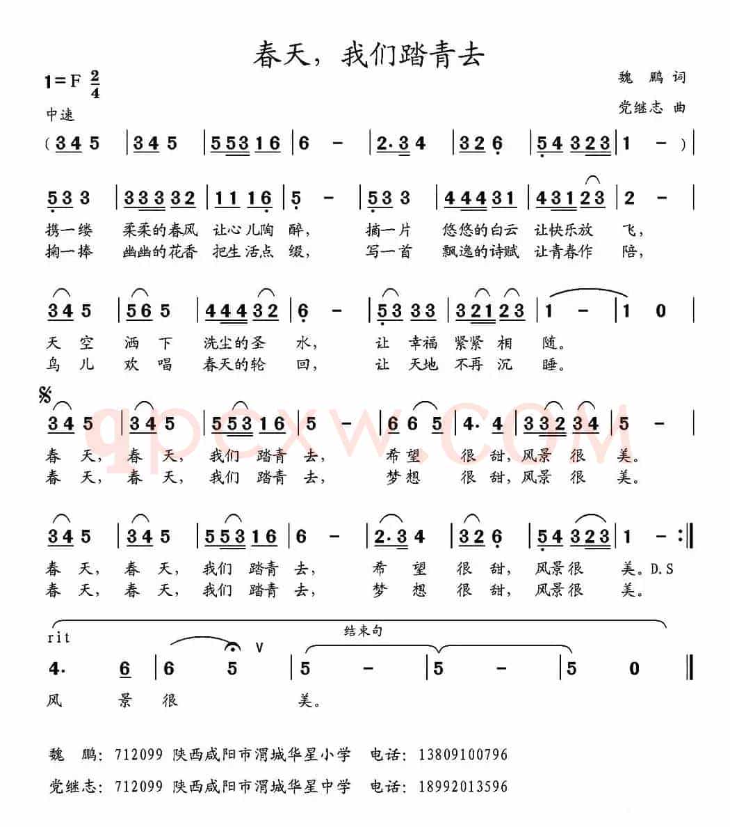 春天，我们踏青去