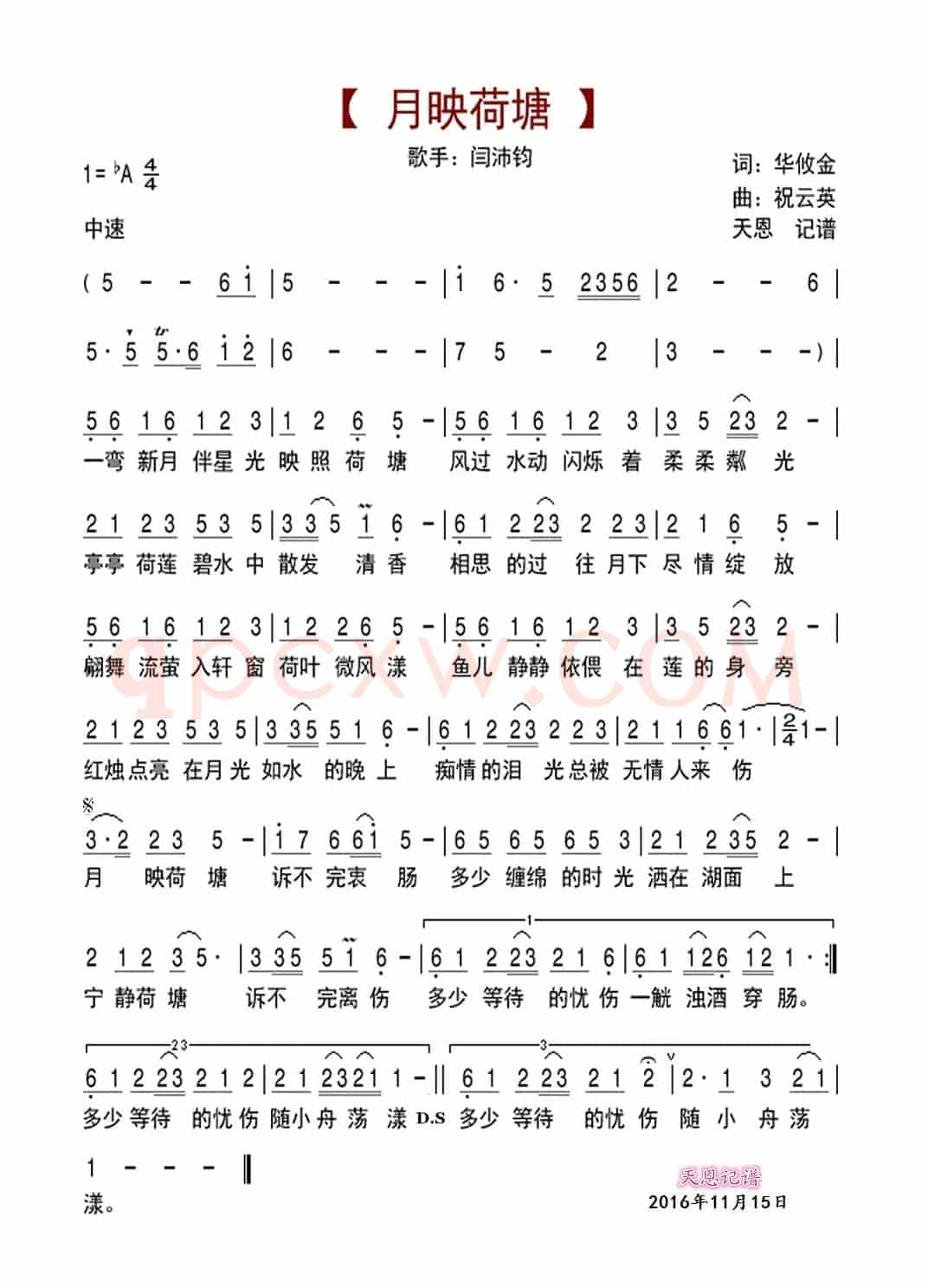 月映荷塘