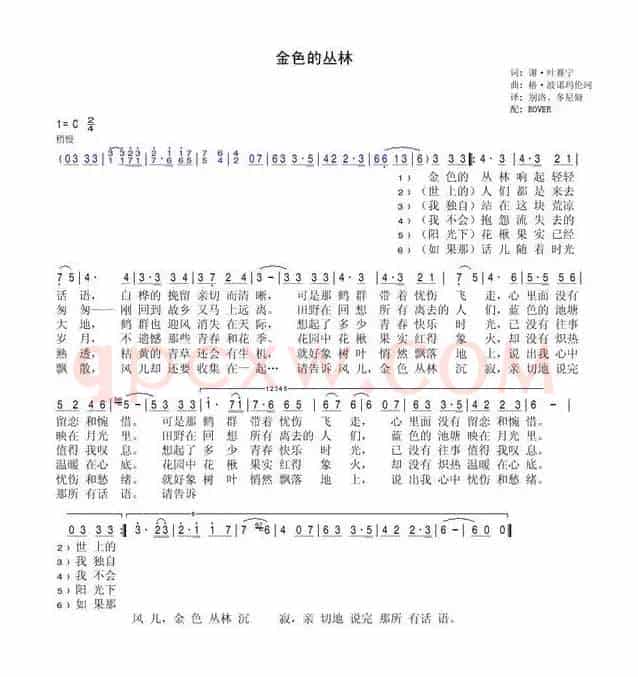 金色的丛林