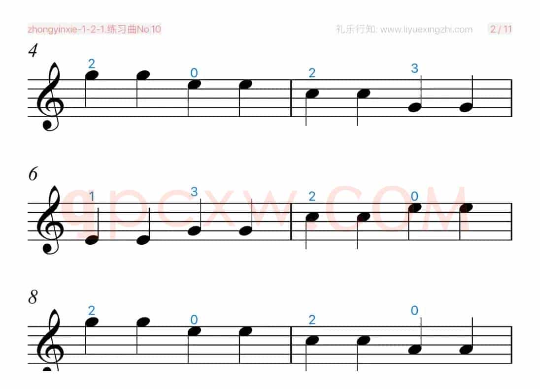 练习曲No.10（小提琴）