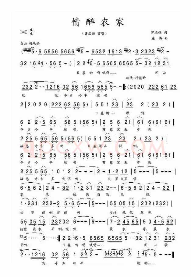 情醉农家（曹志强演唱版）