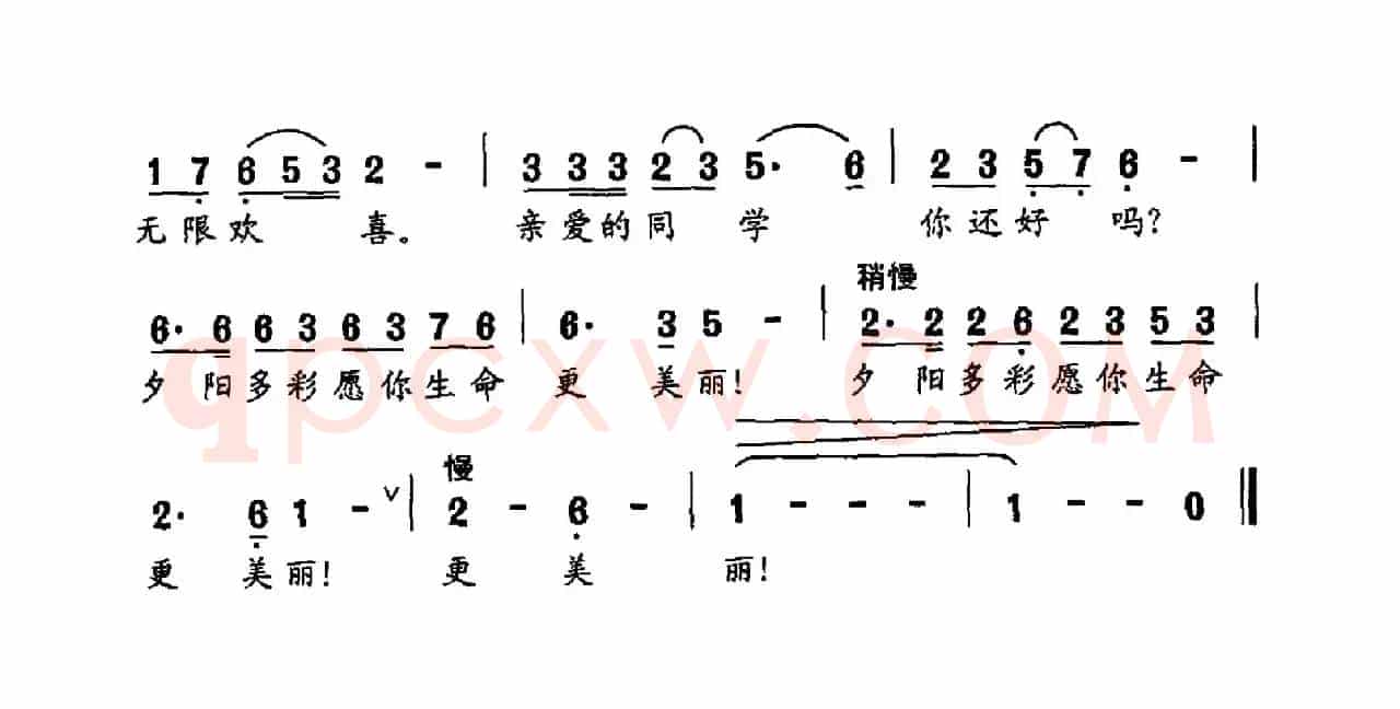 亲爱的同学，你还好吗