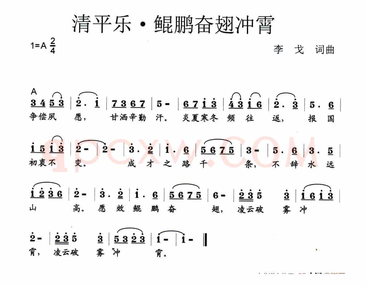 清平乐·鲲鹏奋翅冲霄