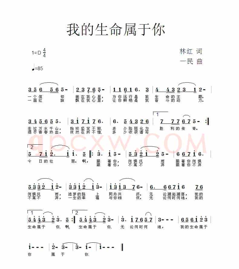我的生命属于你