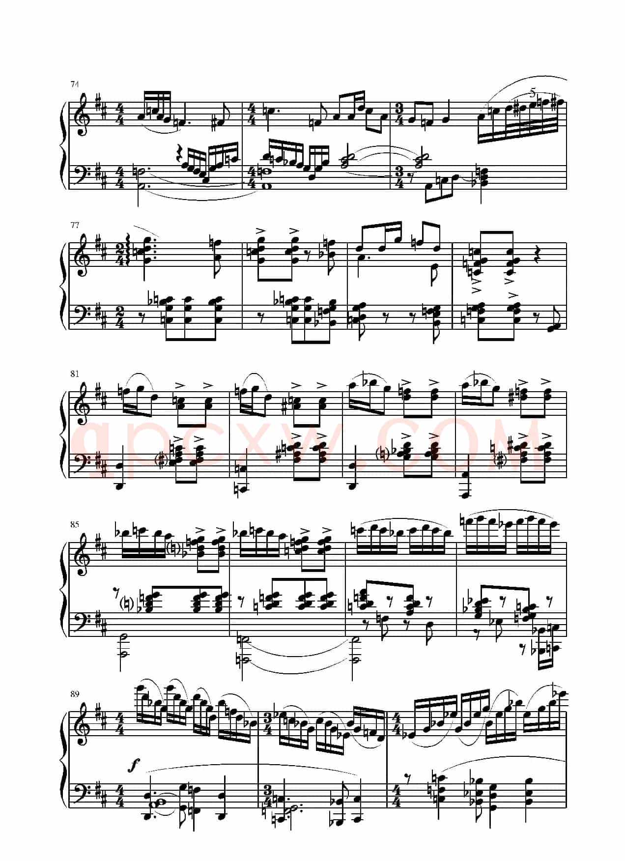 第二钢琴奏鸣曲(第一乐章)