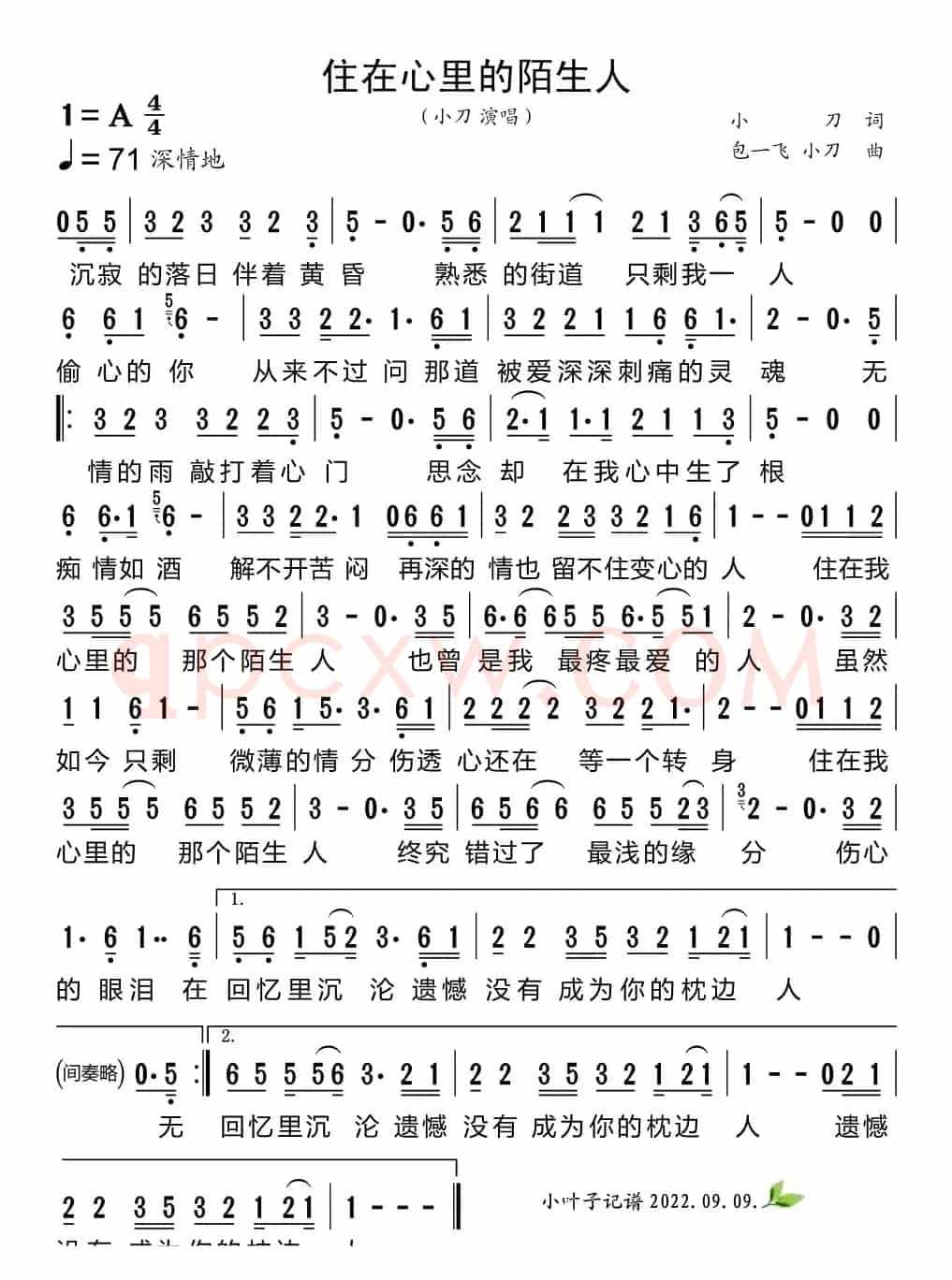 住在心里的陌生人