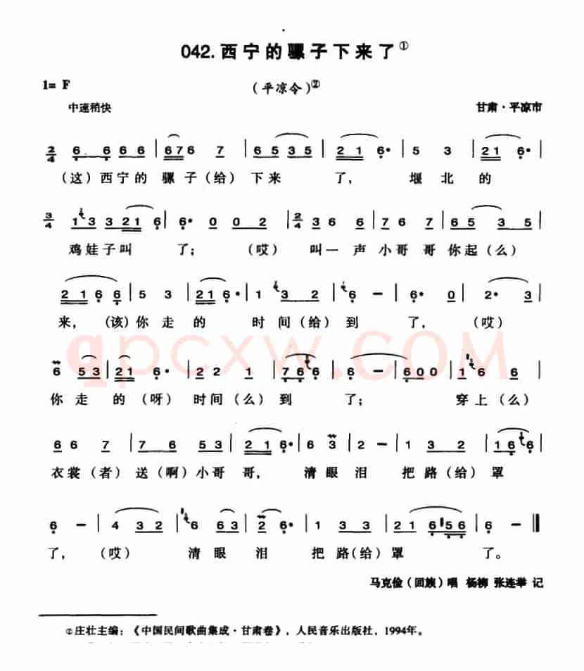 西宁的骡子下来了