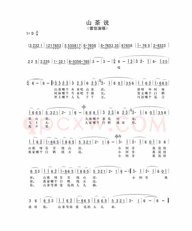 山茶说