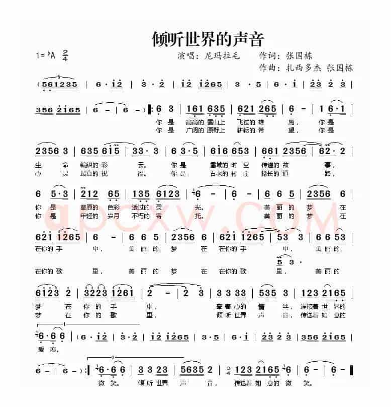 倾听世界的声音