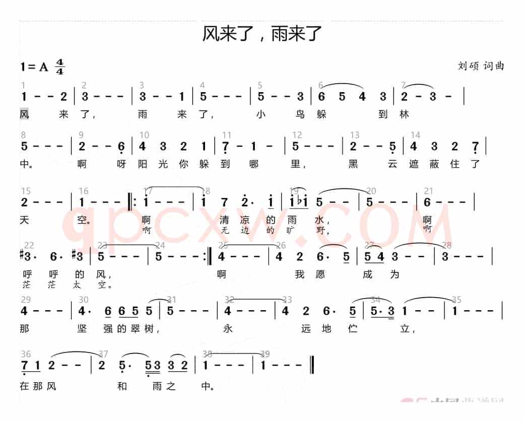 风来了，雨来了