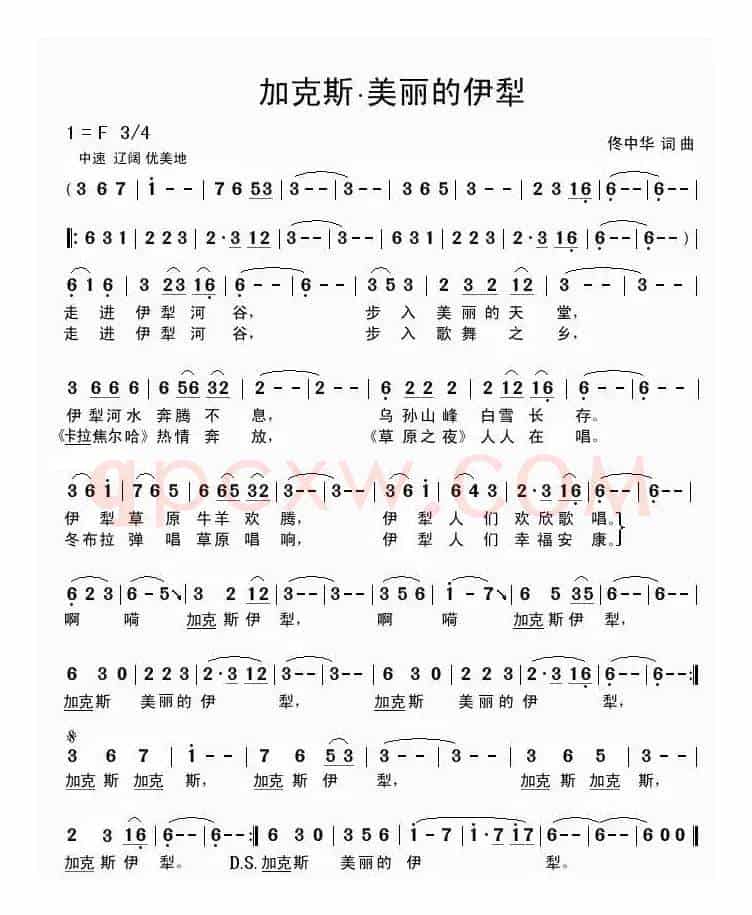 加克斯·美丽的伊犁