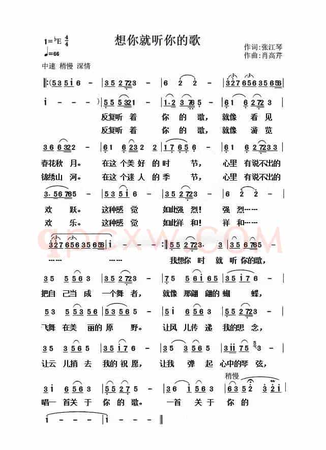 想听就听你的歌