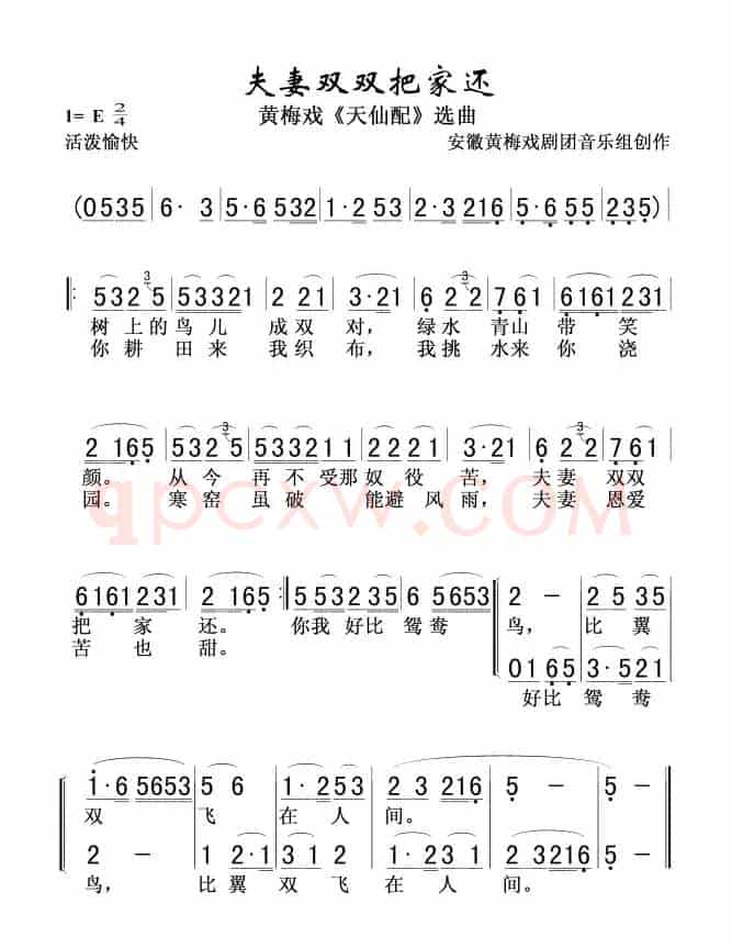 夫妻双双把家还