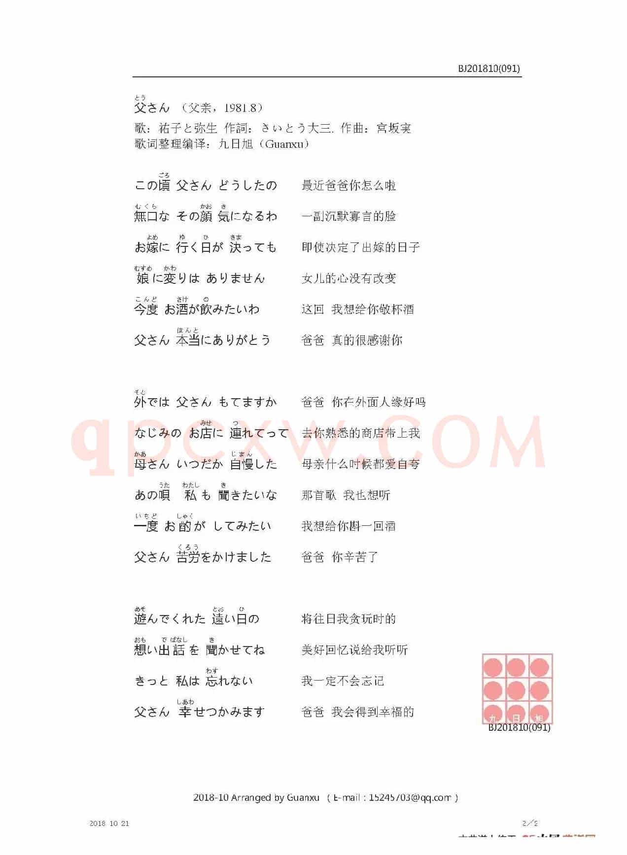 【日】父さん（父亲）