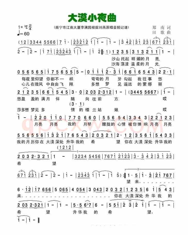 大漠小夜曲