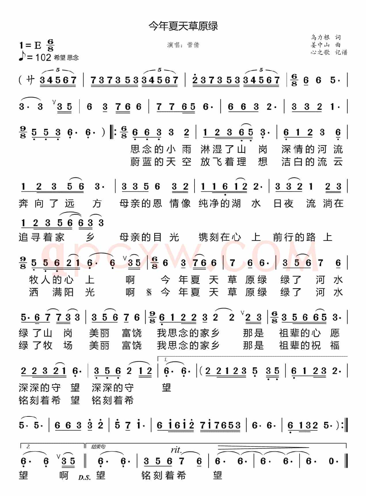 今年夏天草原绿（菅倩）