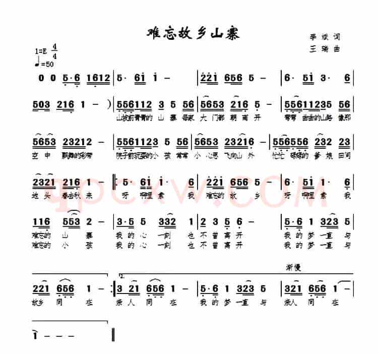 难忘故乡山寨
