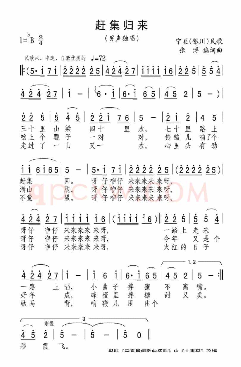 赶集归来