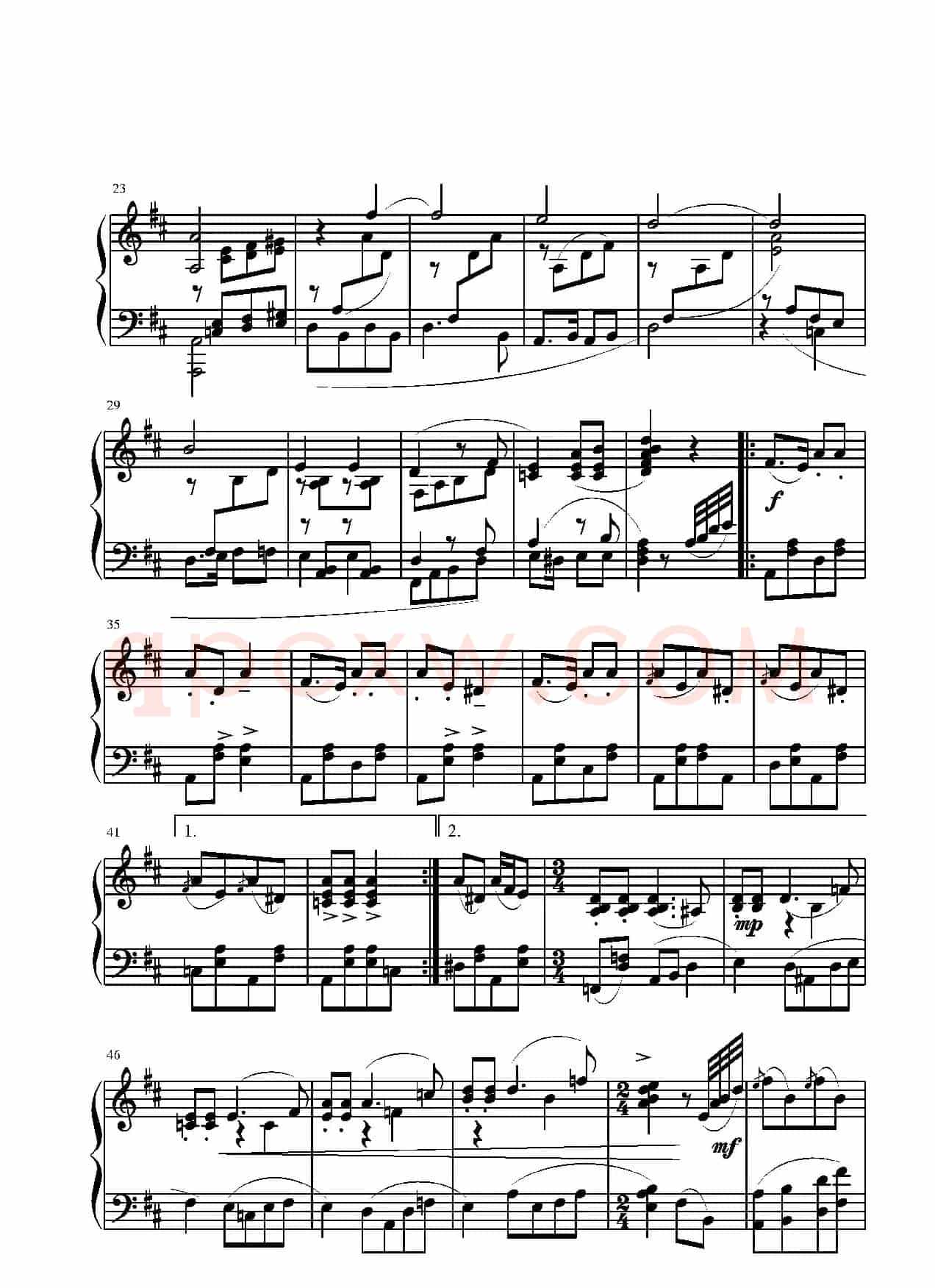 第二钢琴奏鸣曲(第三乐章)