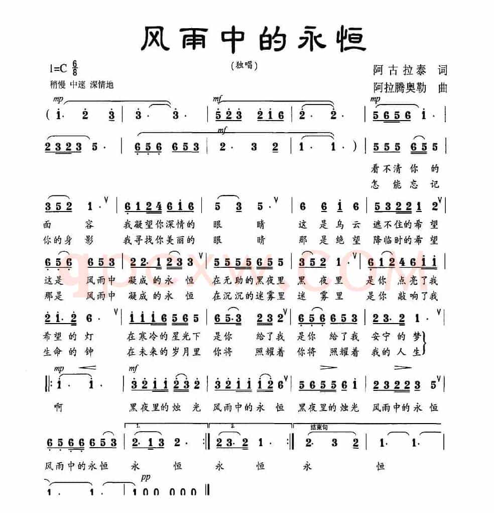 风雨中的永恒