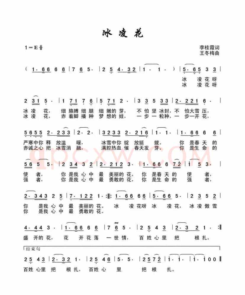 冰凌花